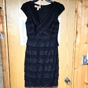 Elegant Black Lace Dress